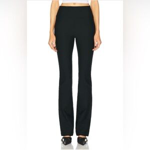 SPRWMN Micro Flare Pants in Black. Size XL